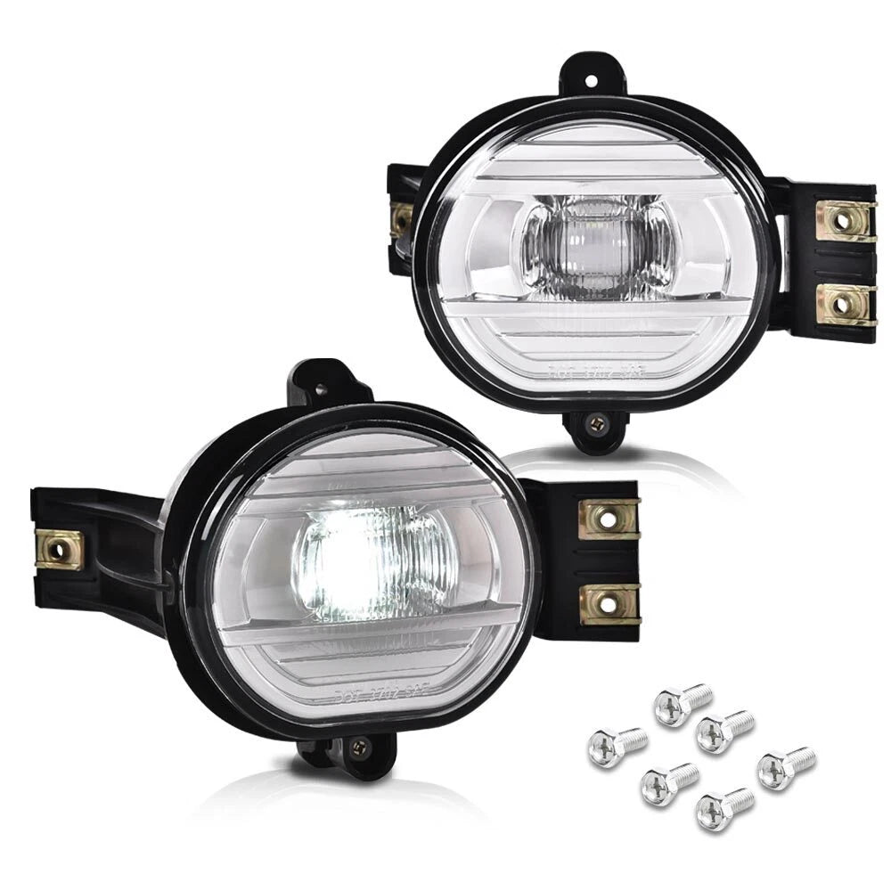 LED Projector Fog Lights for Dodge Ram 1500/2500/3500, Durango (2002–2009)