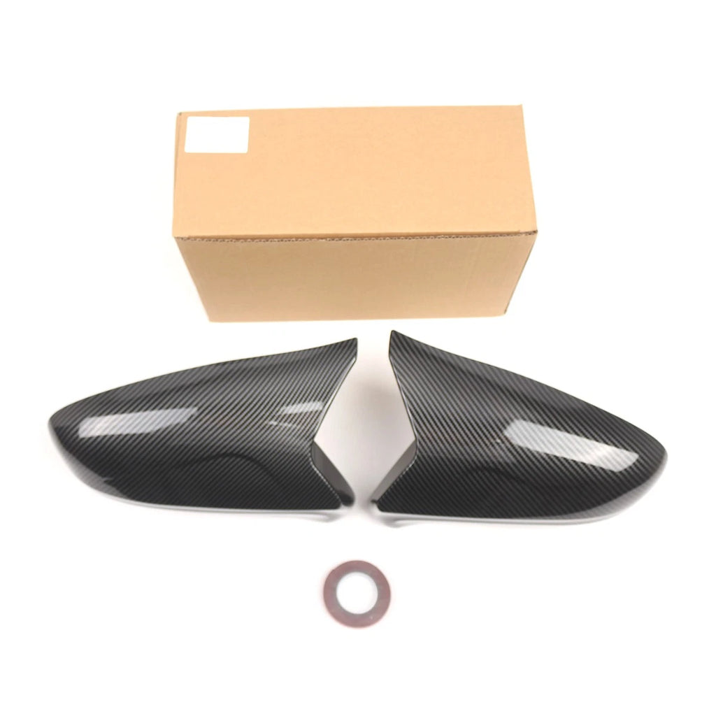 Pair Carbon Look Side Mirror Cover Caps for Lexus IS250/IS350 (2006–2012)