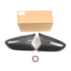 Pair Carbon Look Side Mirror Cover Caps for Lexus IS250/IS350 (2006–2012)