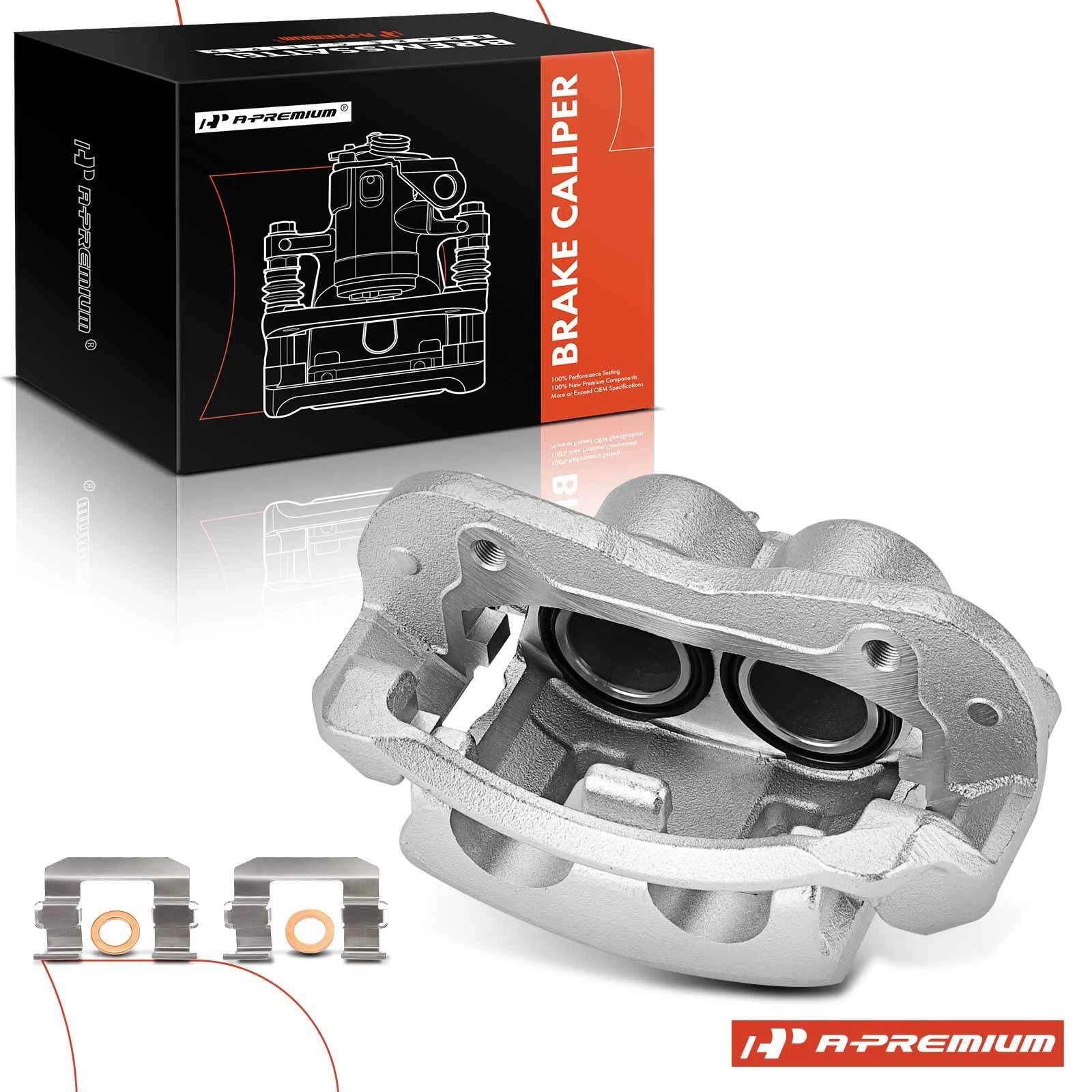 Front Left Disc Brake Caliper with Bracket for Kia Sorento (2003–2009)