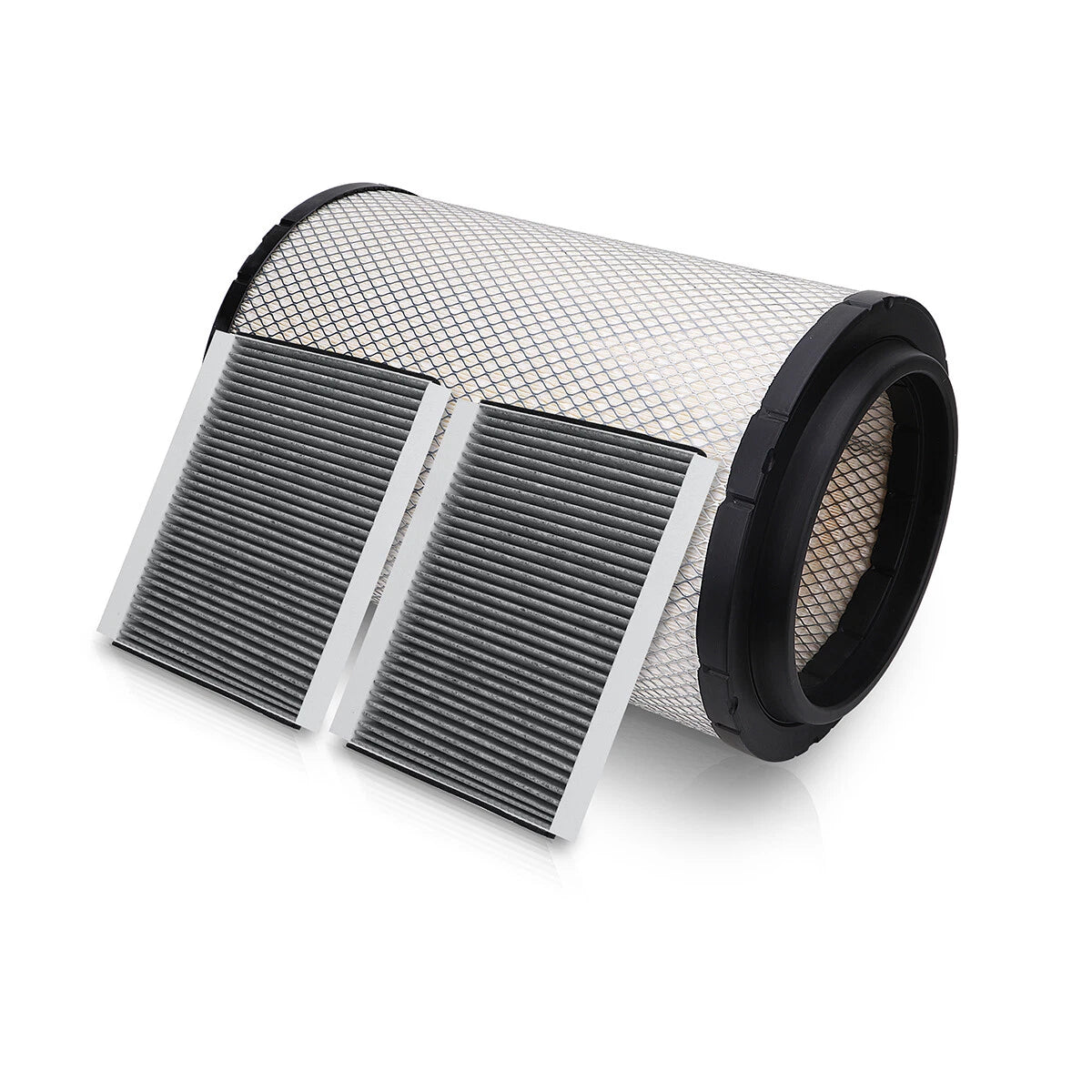 Set of 2 Engine Air Filters & Cabin Filters for Volvo Trucks (AF26163M, AF26405, AF26472M)