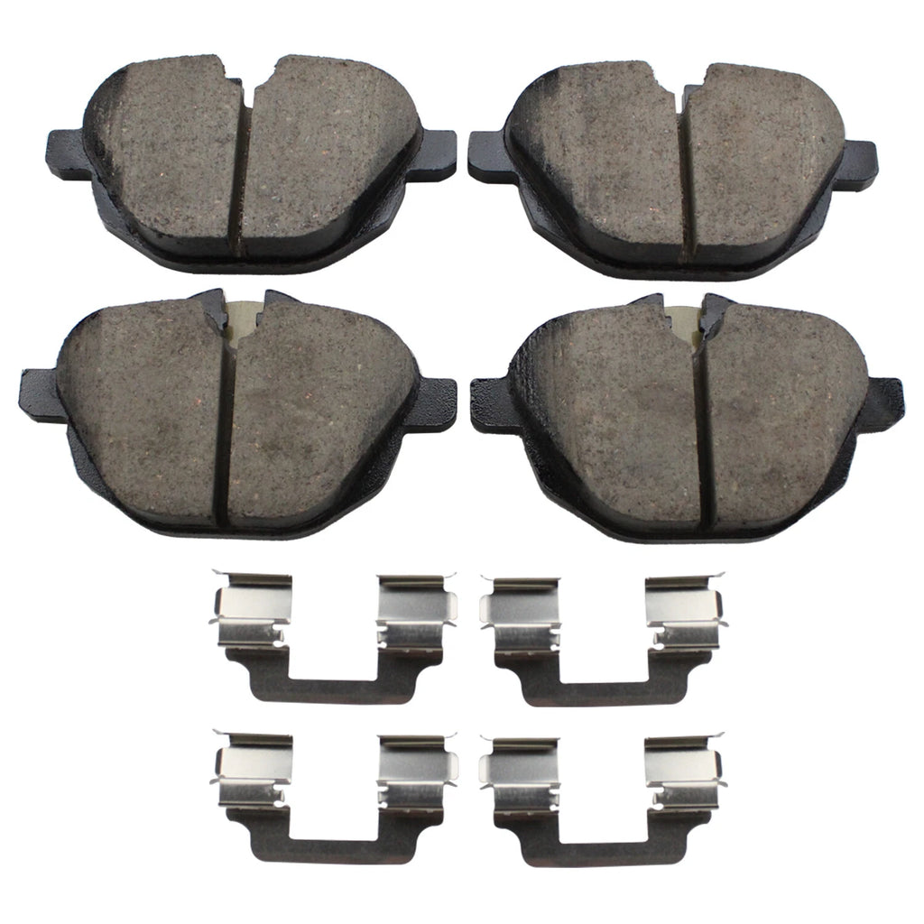 Akebono Euro Rear Disc Brake Pads for BMW 5 Series F10, X3 F25, X4 F26, Z4 E89, i8 (2011–2019)