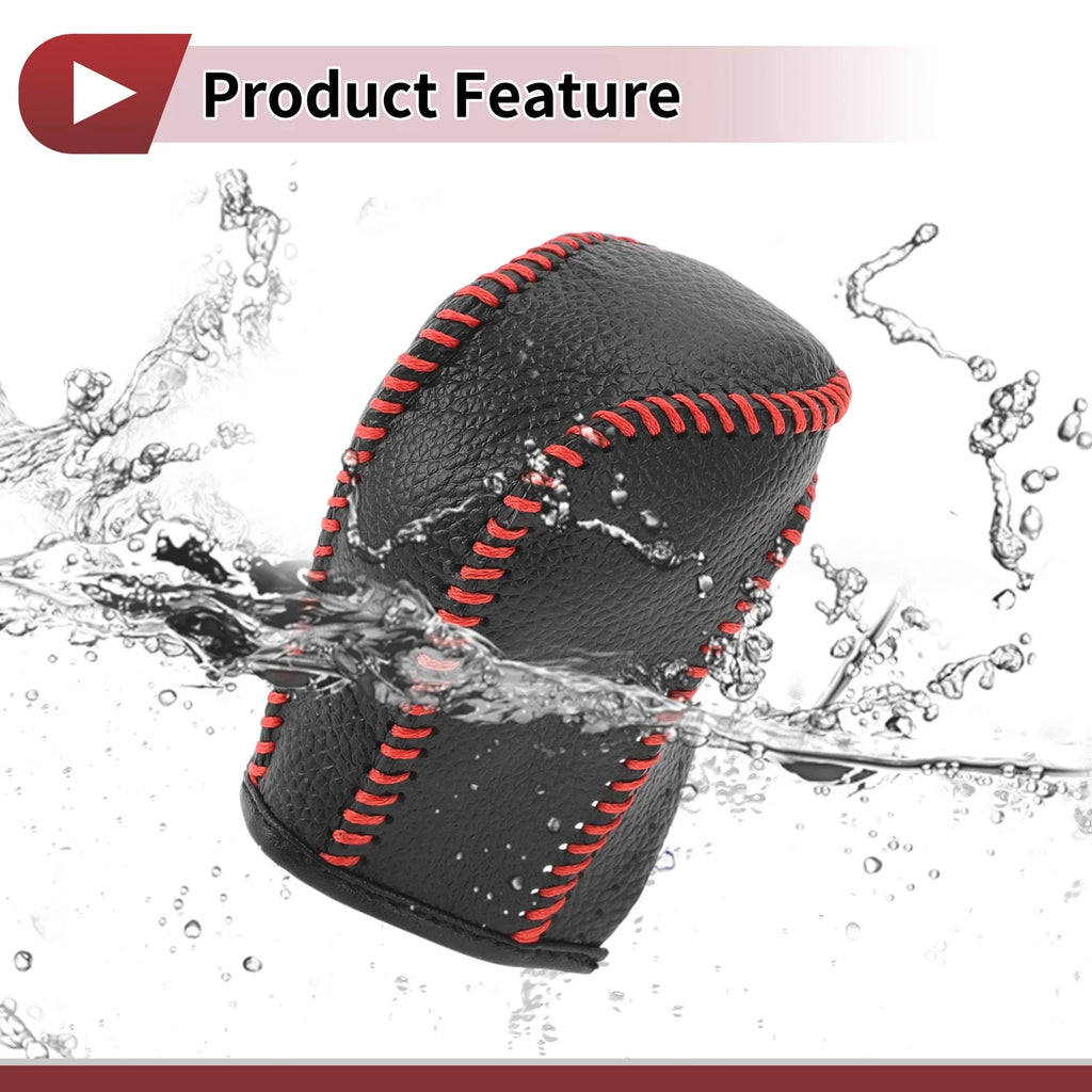 1 Pc Gear Shift Knob Cover for Honda Inspire (2023) Red Faux Leather