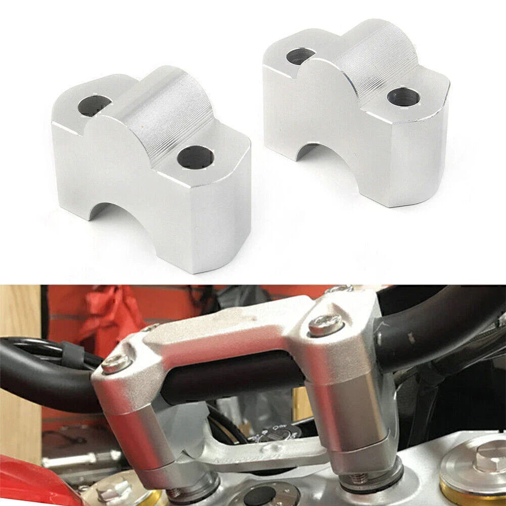 Silver Handlebar Extension Riser for BMW G310GS G310R (2017-2020)