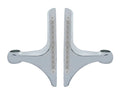 Headlight Brackets Pair for Peterbilt Hood Side L-Shaped Clear Amber LED (—)