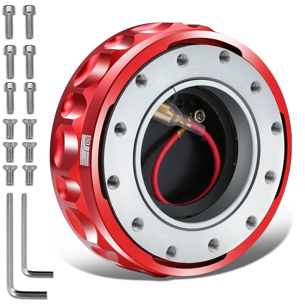 Steering Wheel Quick Release Hub Adapter Kit for Universal Vehicles (J2)