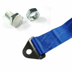 Racing Towing Hook Strap for Acura Honda for Universal Blue Car (-)