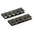 Set of 10 Zinc Plated Spring Spire C Clips U Nuts for M5