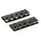 Set of 10 Zinc Plated Spring Spire C Clips U Nuts for M5