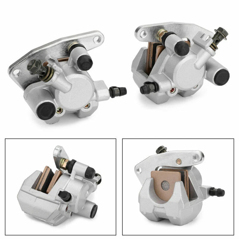 Front Brake Caliper Set for Yamaha YFZ 350 660 YFM450, Suzuki LTF LTZ 250 400