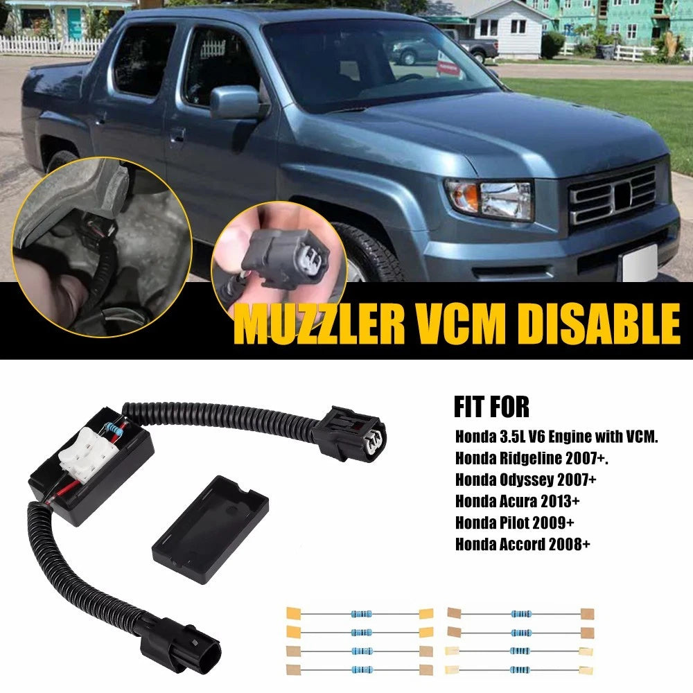 Muzzler Kit VCM Plug for Honda Pilot Accord Ridgeline Odyssey 3.5L (2003–2023)