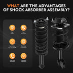 Set of 4 Quick Complete Strut Assembly for Subaru Outback (2005–2009)