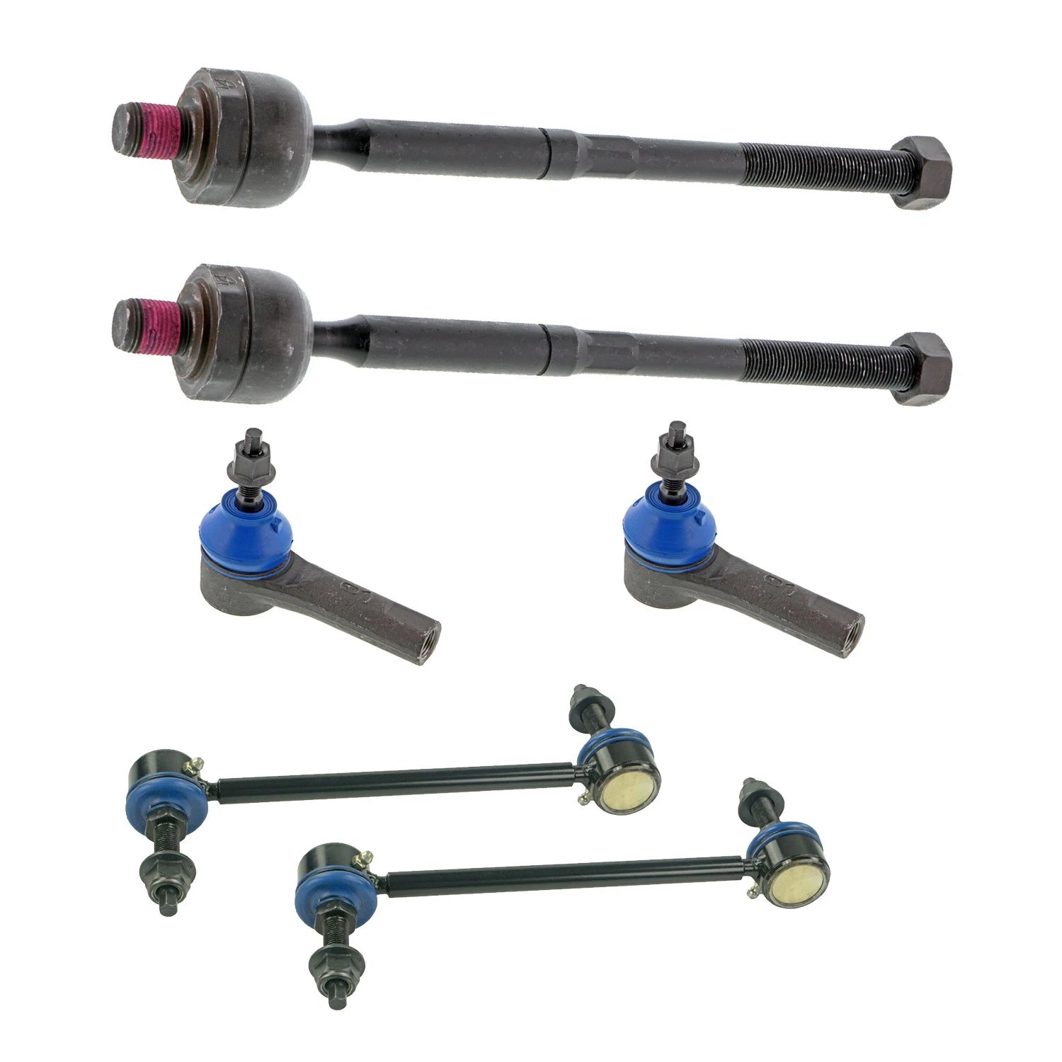 Mevotech Supreme Tie Rod Ends & Sway Bar Link Kit for Mustang