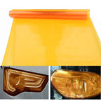 12 x 48 Amber Orange Auto Tint Headlight Fog Light Film Sheet