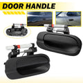 Outside Door Handle for Nissan Sentra (2000–2006) - Black, Rear-Right, Front-Right