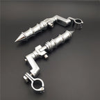 Chrome Foot Peg Clamp for Honda GoldWing VTX1300 Shadow Valkyrie (1")