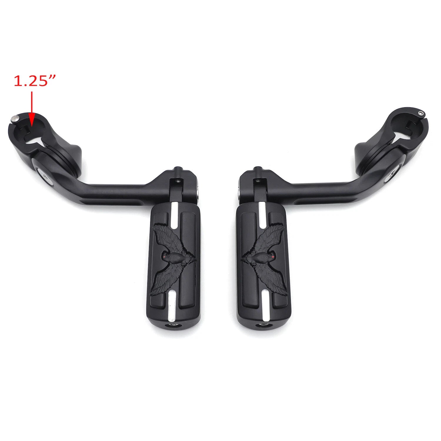 5" Long FootPeg Kit for Yamaha Roadstar XV1700 (2003–2008)
