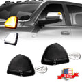 Smoked Switchback LED Side Mirror Signal Lights for Dodge Ram 1500 2500 3500 (2010–2023)