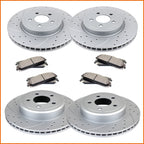 Front Vented Brake Rotor & Ceramic Pad Set for Chrysler 300 Charger (2005–2023)