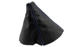 Leather Manual Shift Boot Cover for Acura Integra (1994–2001) Blue Stitch
