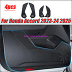 Anti-Kick Inner Door Sticker, Carbon Fiber Leather for Honda Accord (2023–2025)