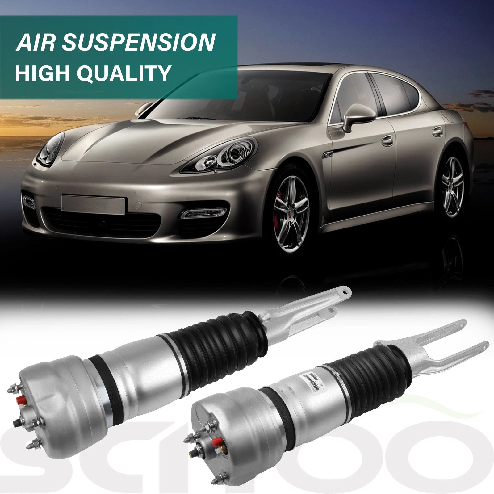Front Pair Air Suspension Struts for Porsche Panamera Turbo S GTS 4S (2010–2013)