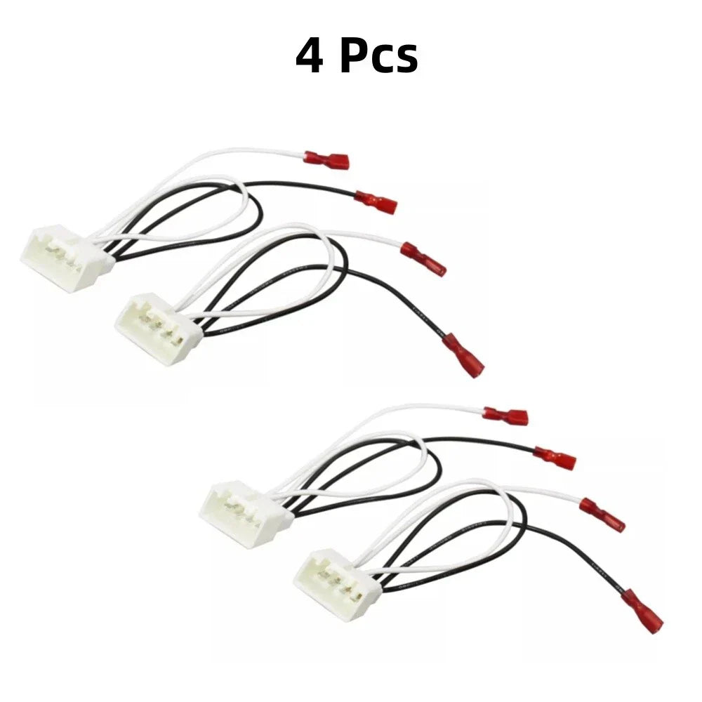 4 x Car Speaker Connector Harness Adapter for Ford Focus, Mazda RX8, Lincoln MKX