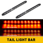 2X 15" LED Truck Trailer Light Bar for Various Models 