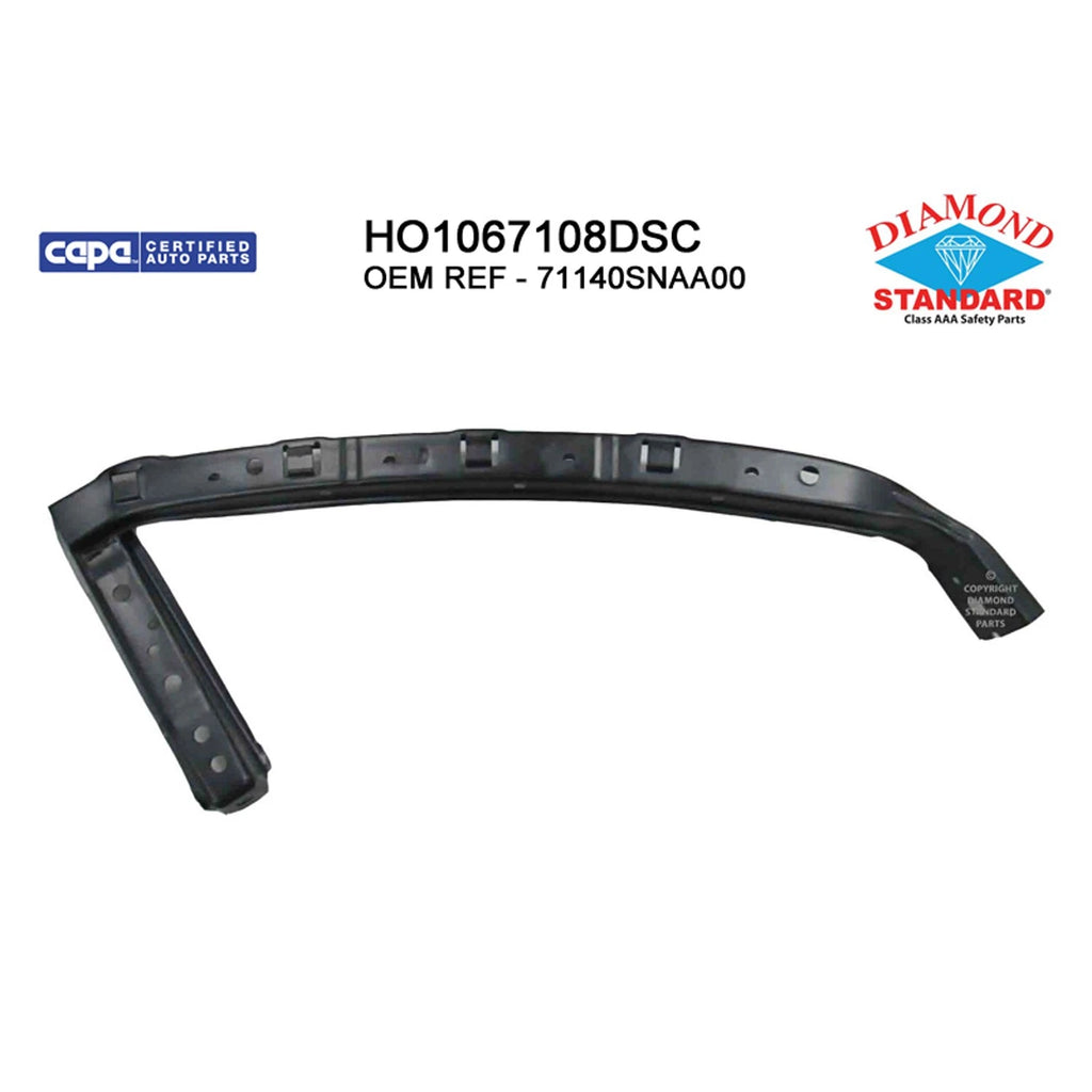 Replacement Steel Front Passenger Side Outer Bumper Cover Support
