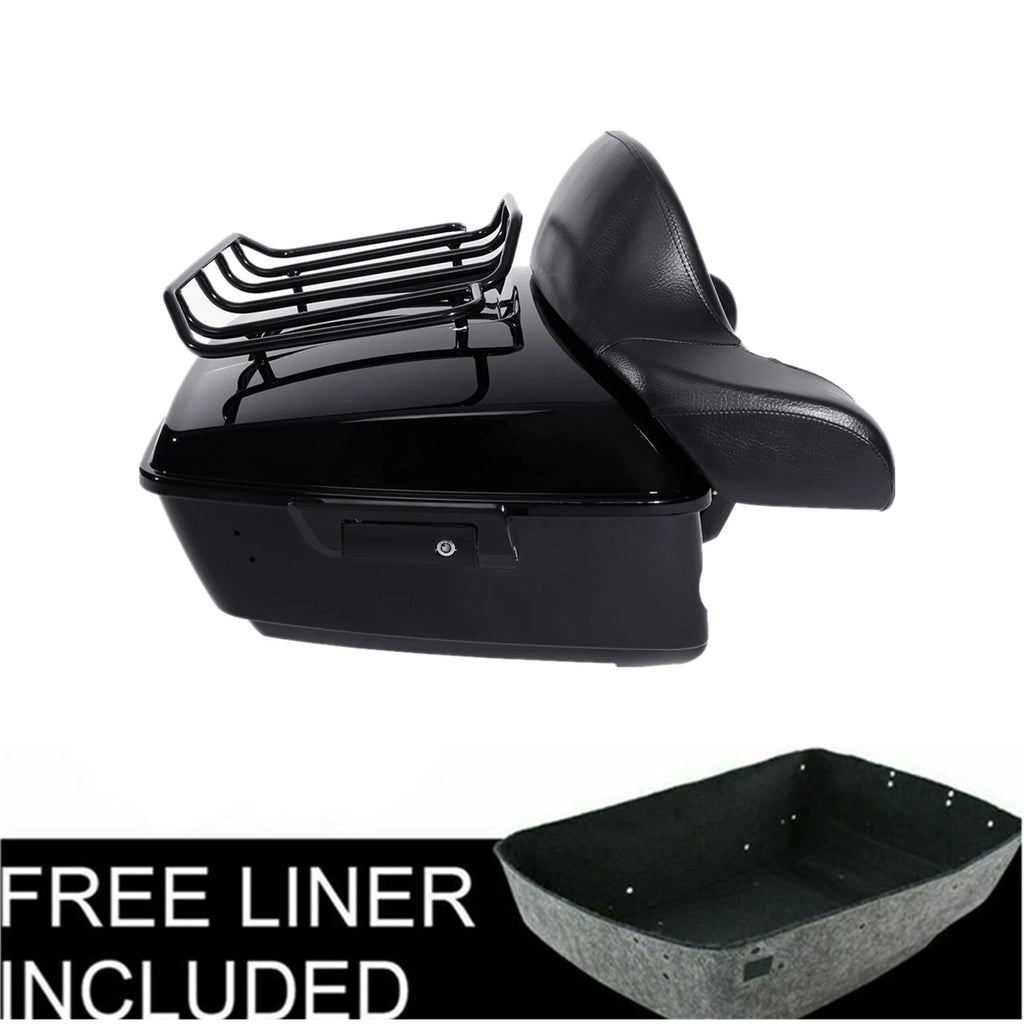 Trunk Pad Rack Speakers for Harley Touring Road King (2014–Present)