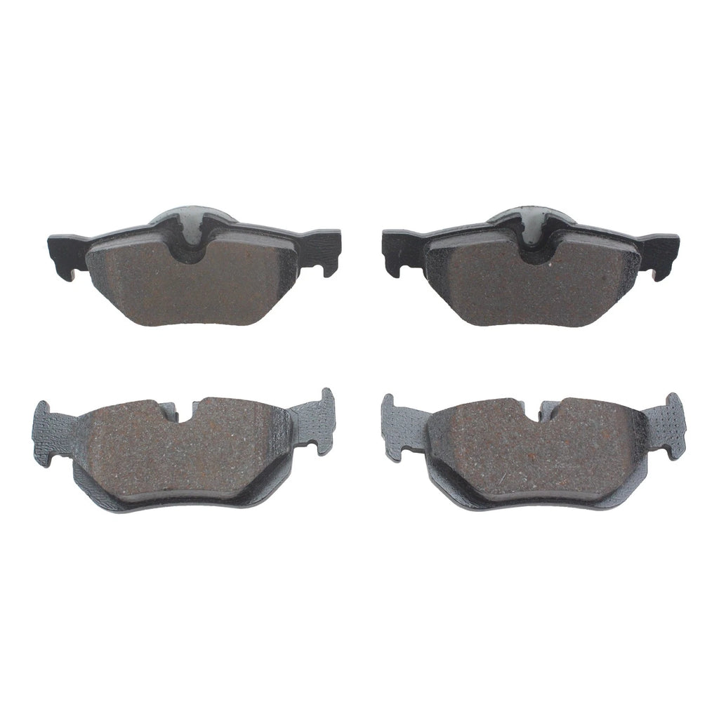 Set of 4 Hella Rear Low-Met Disc Brake Pads for BMW E84 X1 (2012–2015)