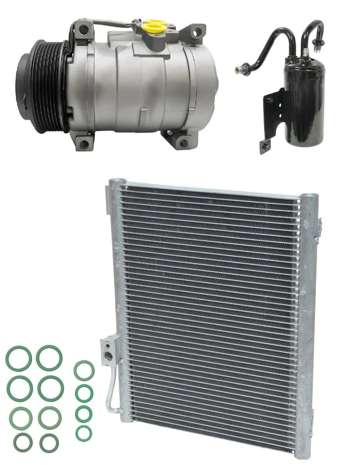 AC Compressor Kit with Condenser for Dodge Ram 1500 (2006–2008)