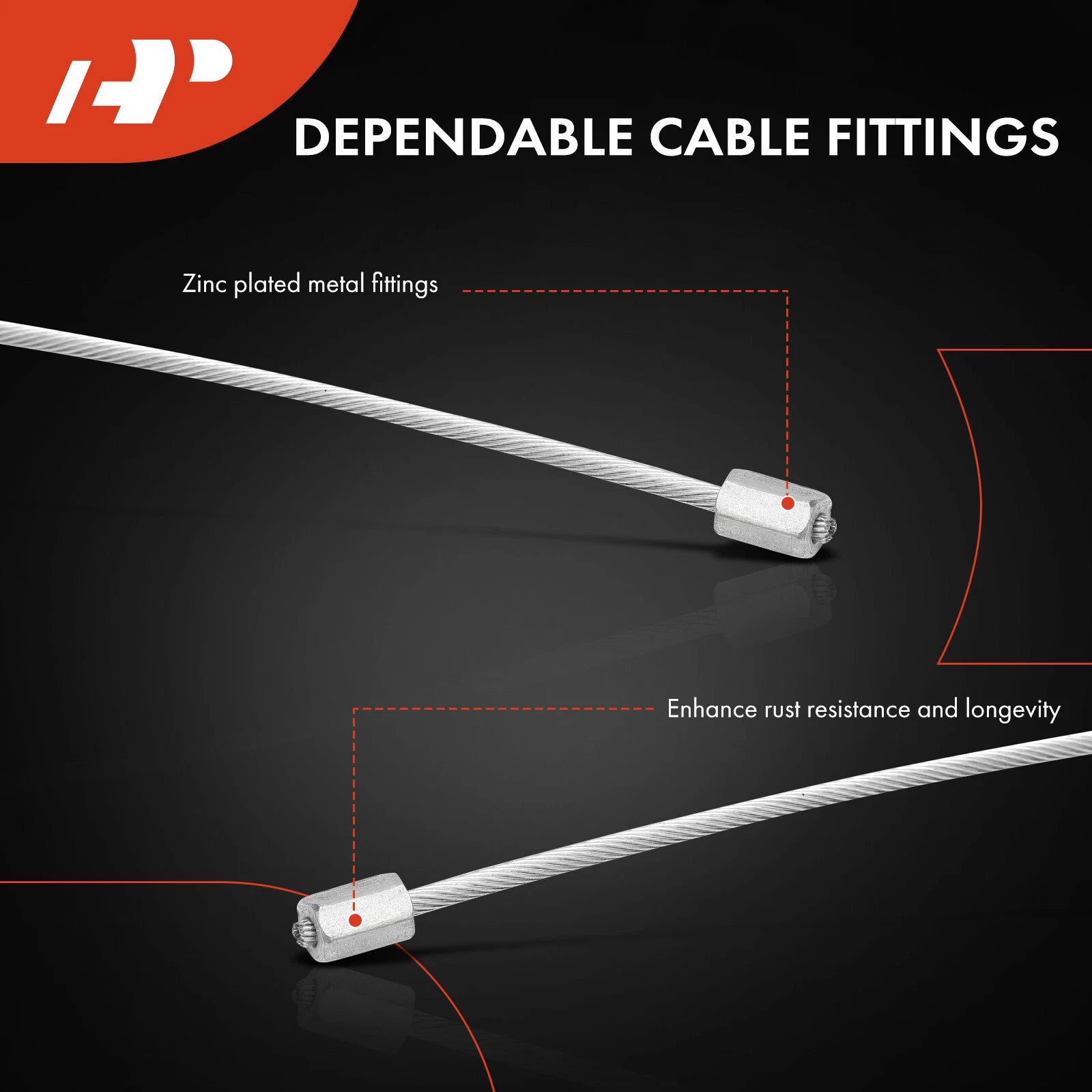 Parking Brake Cable for Ford Ranger Mazda B2300 (1998-2002)