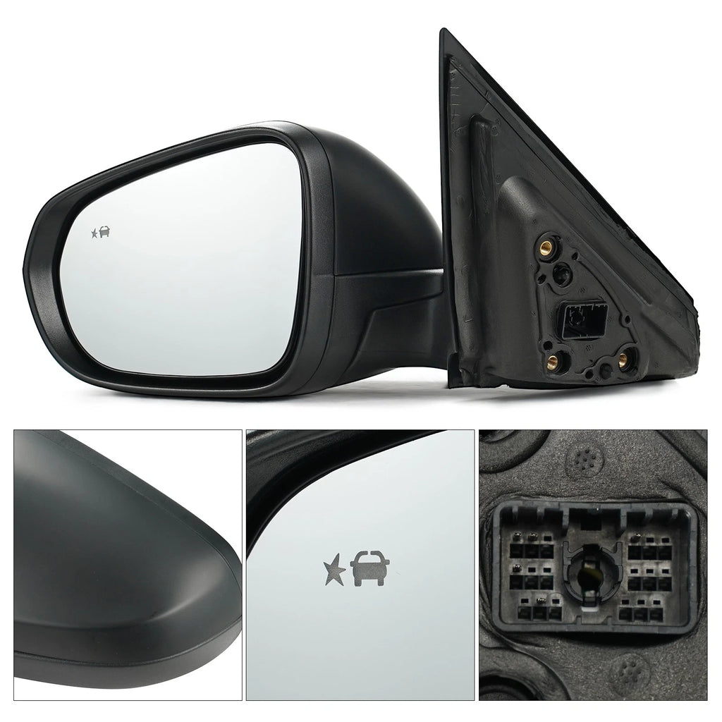 Side Mirror for Chevy Trailblazer LS (2021–2025) Left Textured w/Blind Spot 5 Pins