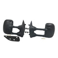 Pair Manual Towing Telescopic Side View Mirror FO1320238 for Ford E Series (2003–2016)