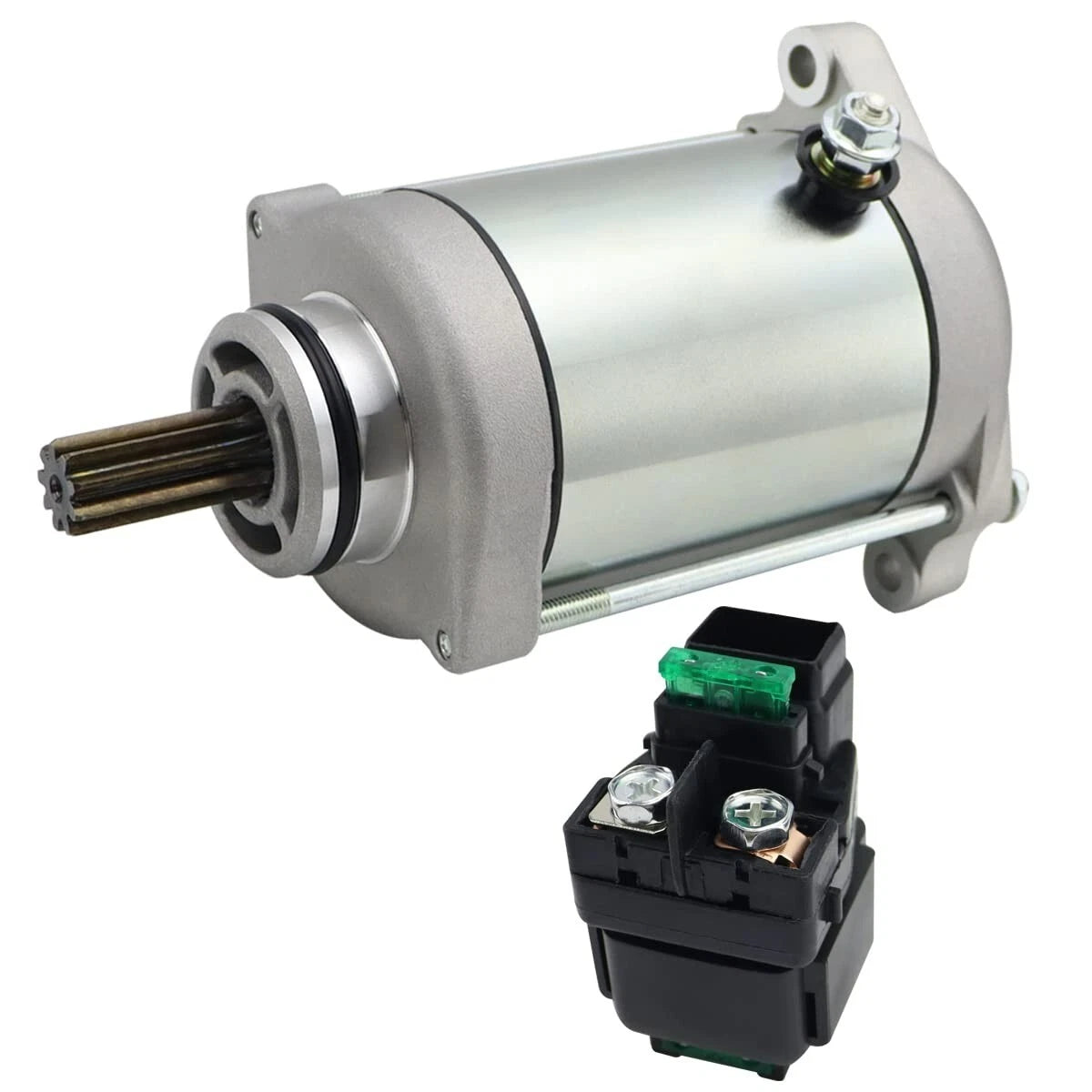 Starter for Suzuki LT-F500F 4x4 (1998–2002) with Relay