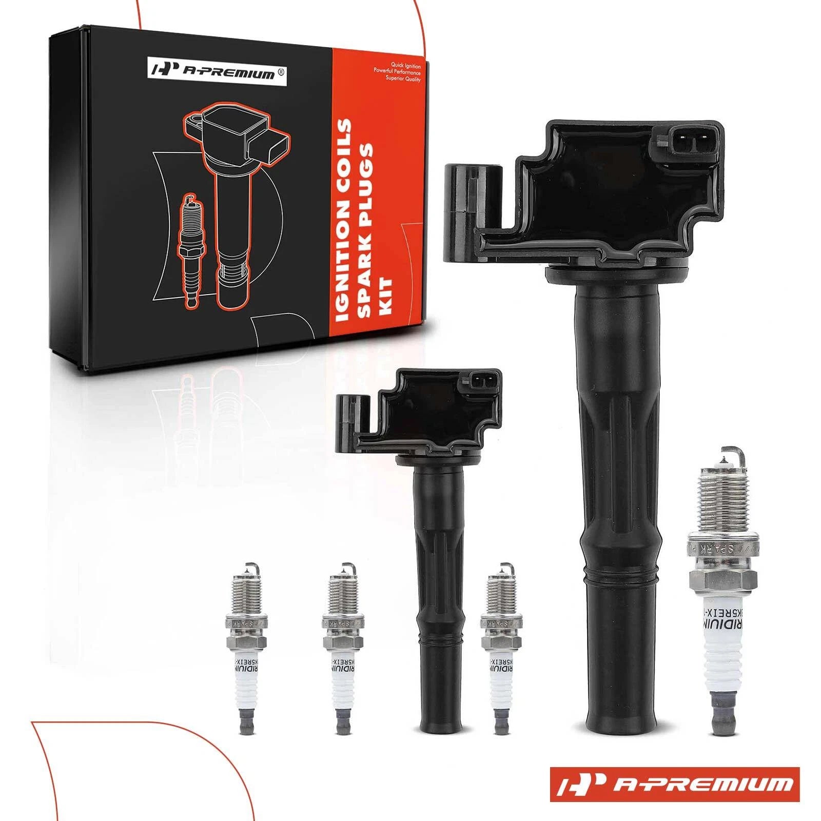 Ignition Coil and Iridium Spark Plug for Toyota Paseo Tercel (1996â1999)