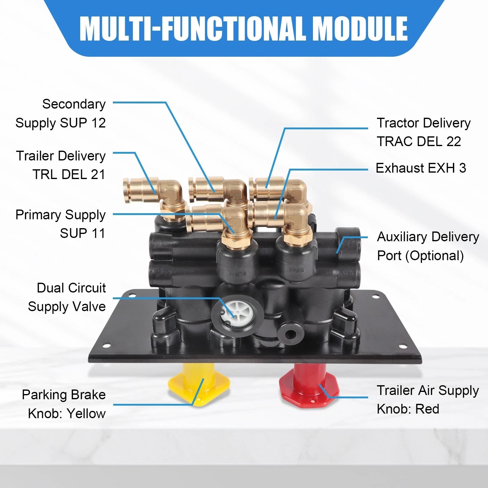 Dash Control Brake Valve for Freightliner