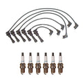 Denso Wire Set & 6 Iridium Spark Plugs for Dodge Mitsubishi