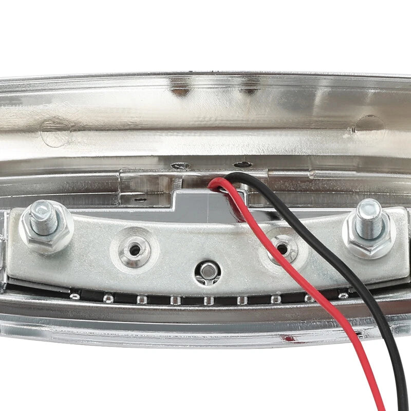 Chrome Front Fender Tip Orange Light for Harley Electra Glide (2014–2022)