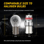 2X LED Brake Light Bulbs for AUXITO 1156 BA15S P21W (Year Range)