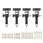 Set of 4 Ladder Rack Ratchet Straps for Truck (1.5" x 7.5')