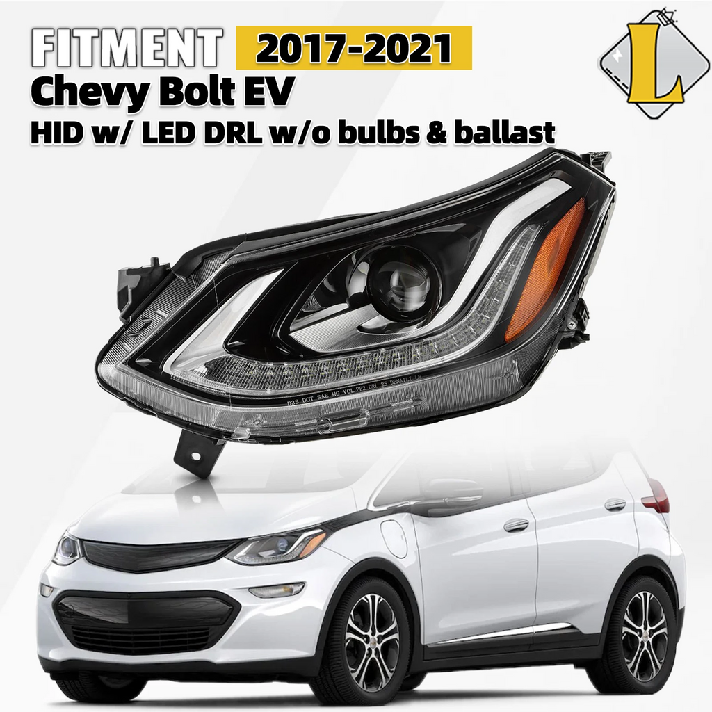 HID Projector Headlight w/ LED DRL for Chevy Bolt EV (2017–2021)