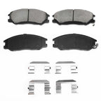 Set of 4 Front Ceramic Brake Pads for Kia Sorento (2003–2009) Hyundai Santa Fe