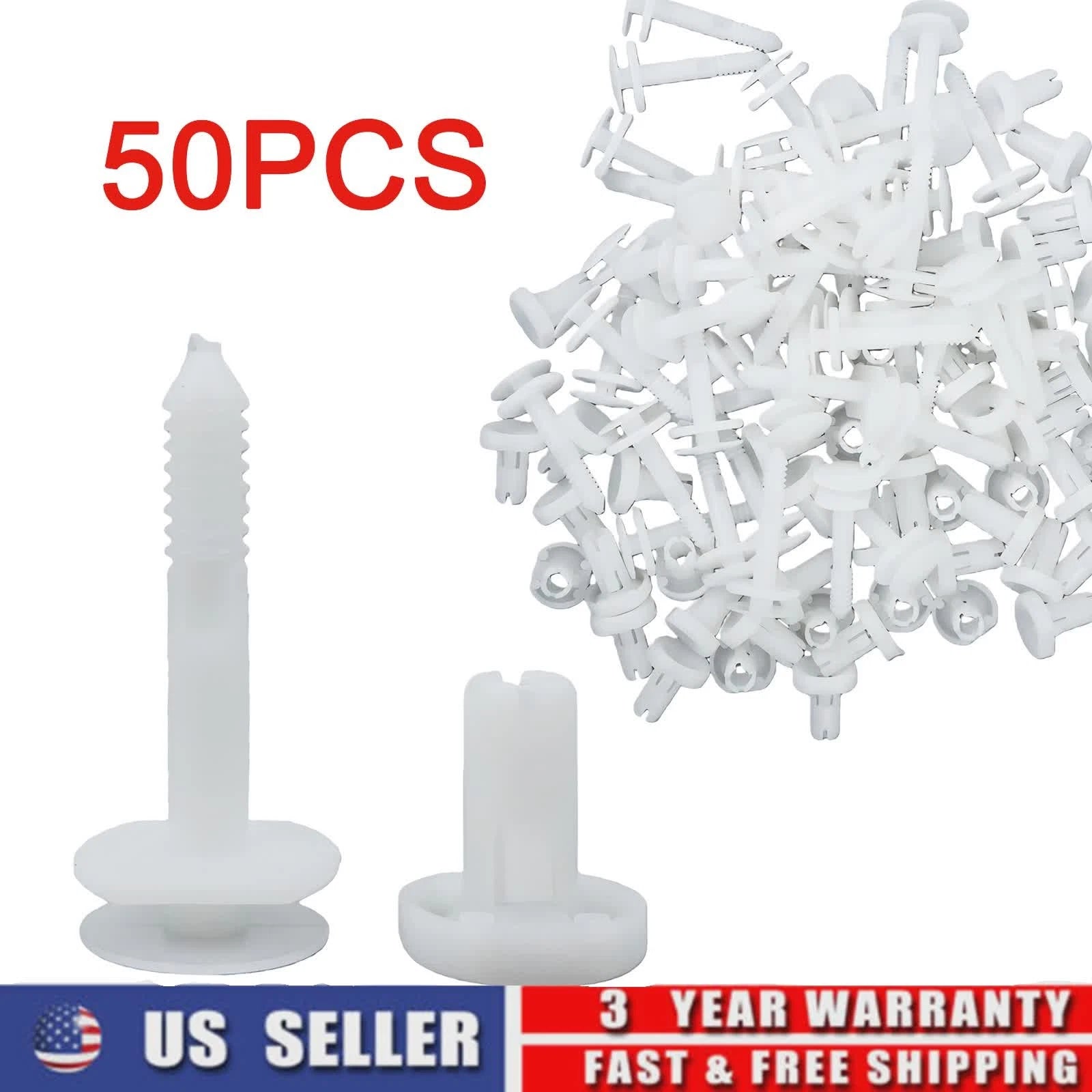 50x Door Panel Retainer Clips Rivet for GMC Chevrolet Cadillac (1995–2000)