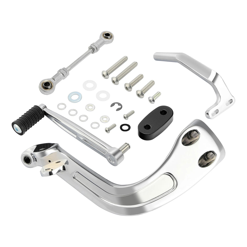 Set of Chrome Mid Controls for Harley Sport Glide, Fat Bob, FXDR (2018–2025)
