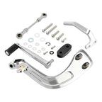 Set of Chrome Mid Controls for Harley Sport Glide, Fat Bob, FXDR (2018–2025)