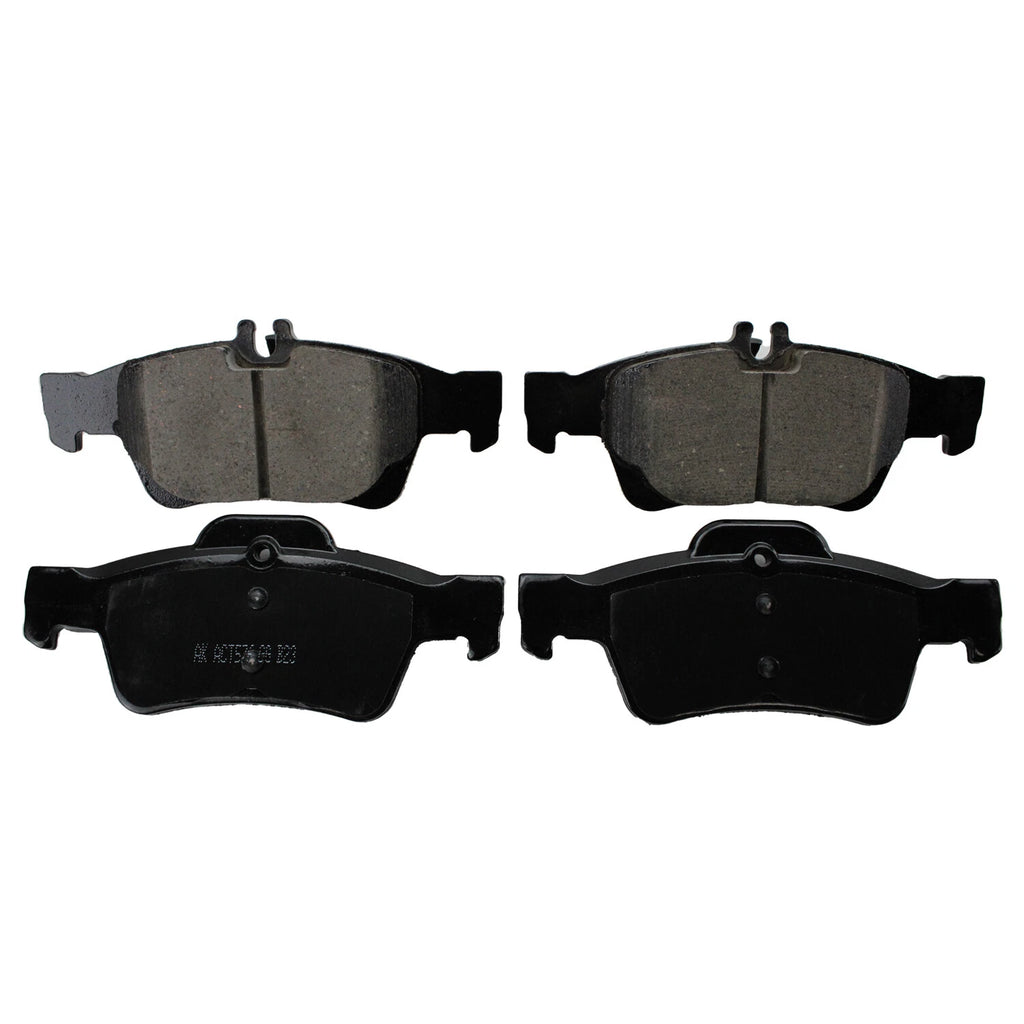 Set of 4 Rear Disc Brake Pads for Mercedes CL500 CL550 CL600 CLS500 E350 (2000–2010)
