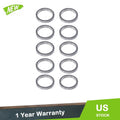 Set of 10 Deep Groove Ball Bearings 45x58x7mm with Double Rubber Seals