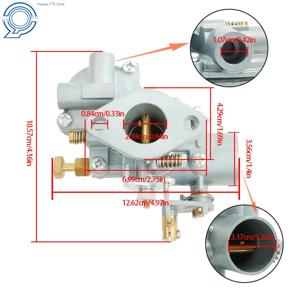 Carburetor for Massey Ferguson TE20 TEA20 TED20 (Zenith 24T2)